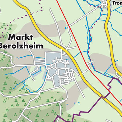 Übersichtsplan Markt Berolzheim