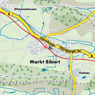 Übersichtsplan Markt Bibart