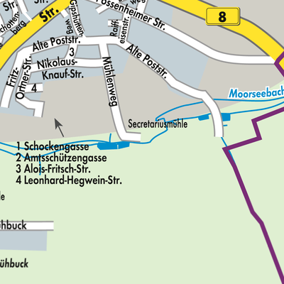 Stadtplan Markt Einersheim