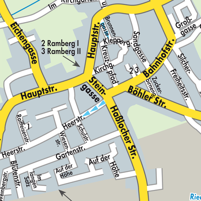 Stadtplan Meckenheim