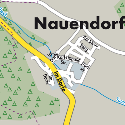 Stadtplan Nauendorf