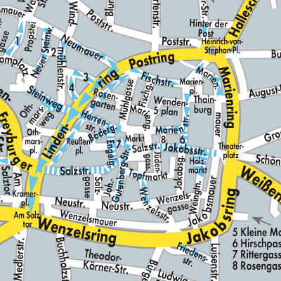 Stadtplan Naumburg (Saale)