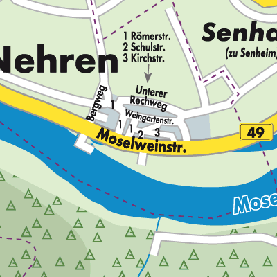 Stadtplan Nehren