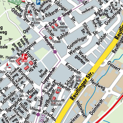 Stadtplan Nehren