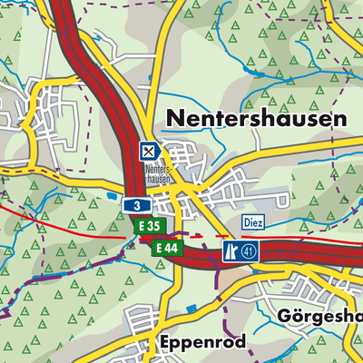 Übersichtsplan Nentershausen