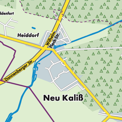 Übersichtsplan Neu Kaliß