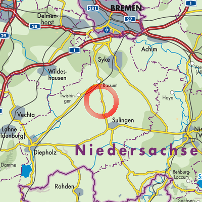 Landkarte Neuenkirchen