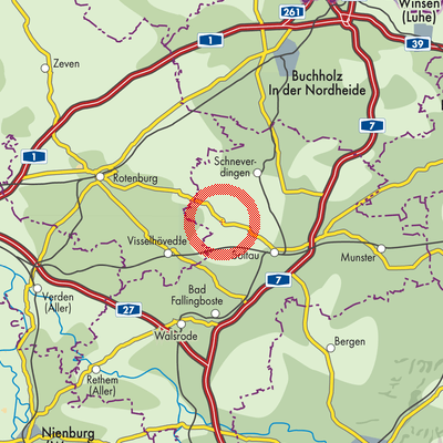 Landkarte Neuenkirchen