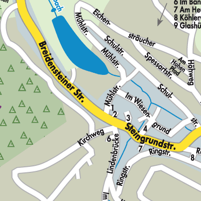 Stadtplan Neuhütten