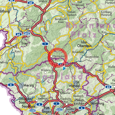Landkarte Neuhütten