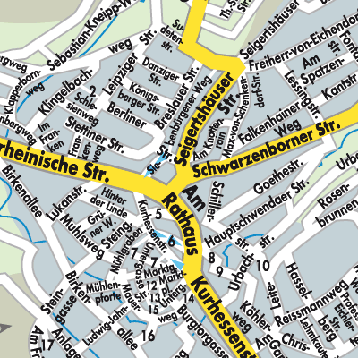Stadtplan Neukirchen