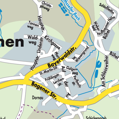 Stadtplan Neukirchen