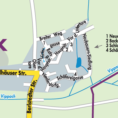 Stadtplan Neumark