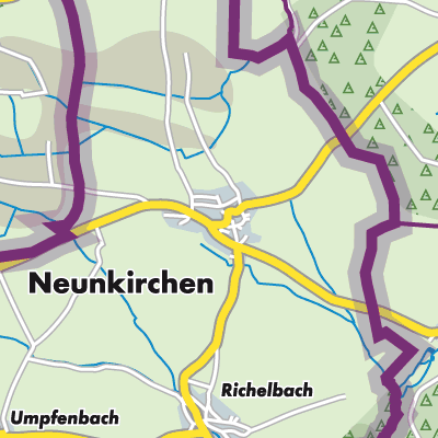 Übersichtsplan Neunkirchen