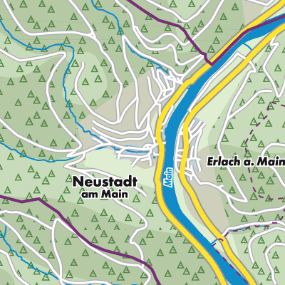 Übersichtsplan Neustadt a.Main