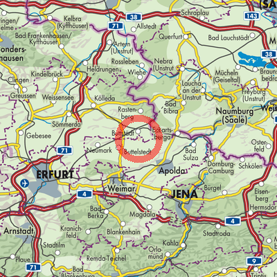 Landkarte Niederreißen