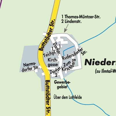 Stadtplan Niederreißen