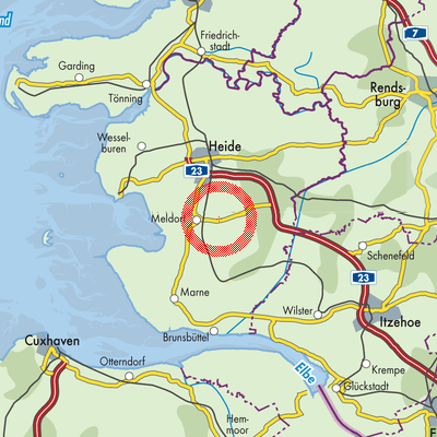 Landkarte Nindorf