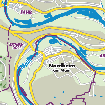 Übersichtsplan Nordheim a.Main