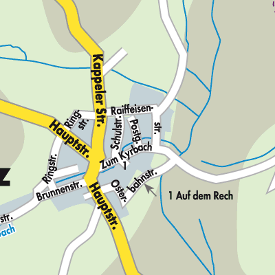 Stadtplan Ober Kostenz
