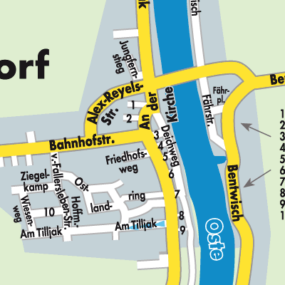 Stadtplan Oberndorf
