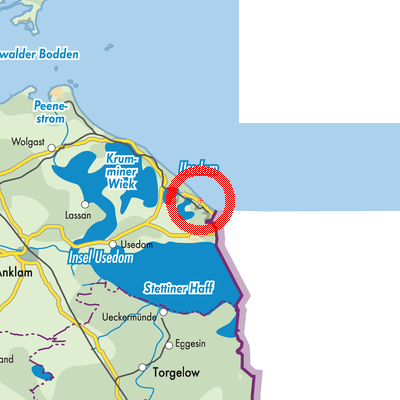 Landkarte Heringsdorf