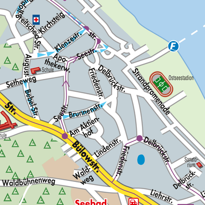 Stadtplan Heringsdorf