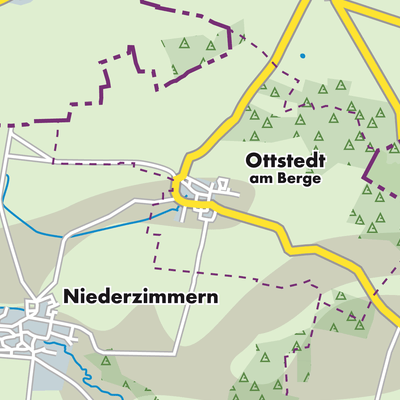 Übersichtsplan Ottstedt am Berge