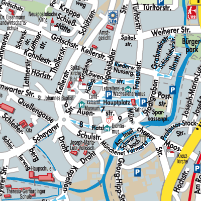 Stadtplan Pfaffenhofen an der Ilm