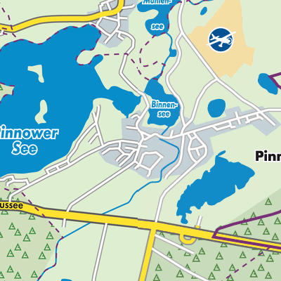 Übersichtsplan Pinnow