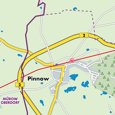 Übersichtsplan Pinnow