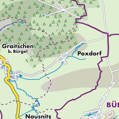 Übersichtsplan Poxdorf