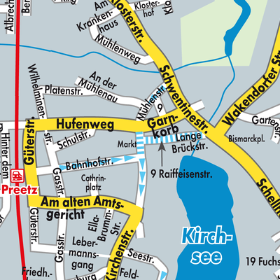 Stadtplan Preetz