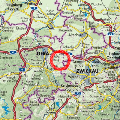 Landkarte Rückersdorf