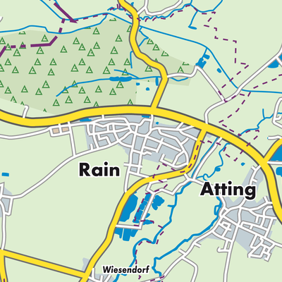 Übersichtsplan Rain