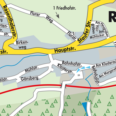 Stadtplan Ramsen