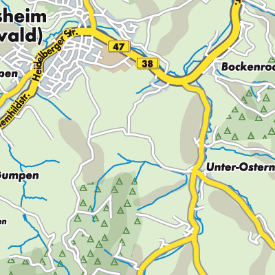 Übersichtsplan Reichelsheim (Odenwald)