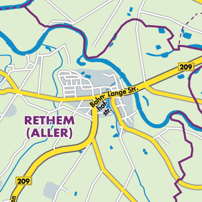 Übersichtsplan Rethem (Aller)