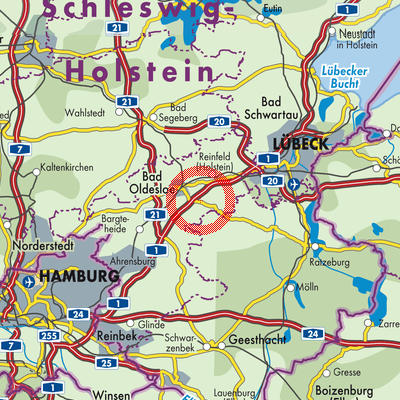 Landkarte Rethwisch