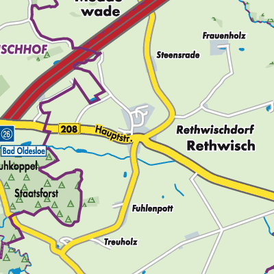 Übersichtsplan Rethwisch