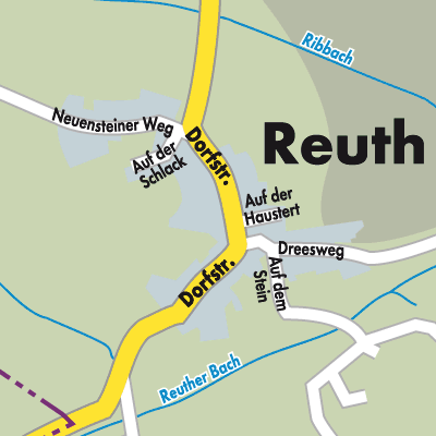 Stadtplan Reuth