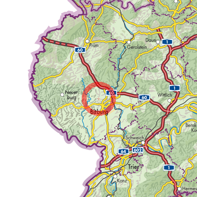 Landkarte Rittersdorf