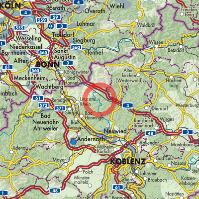 Landkarte Roßbach