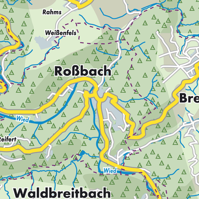 Übersichtsplan Roßbach
