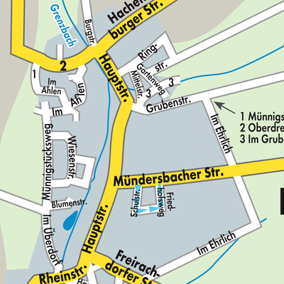 Stadtplan Roßbach