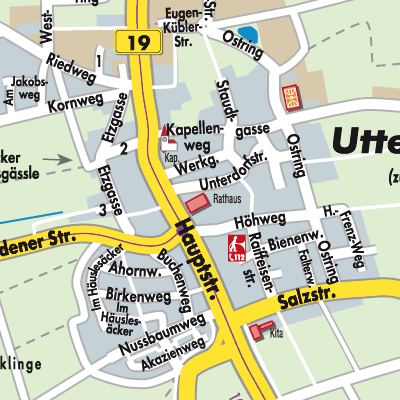 Stadtplan Rosengarten