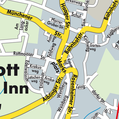 Stadtplan Rott am Inn
