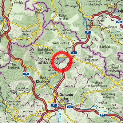 Landkarte Salz