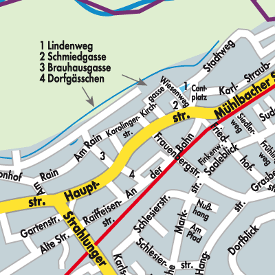 Stadtplan Salz