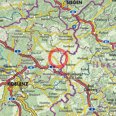Landkarte Salz